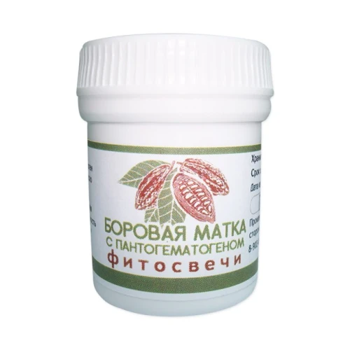 Фитосвечи № 15 Боровая матка с пантогематогеном