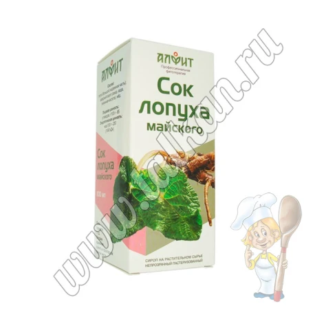 Сок лопуха майского