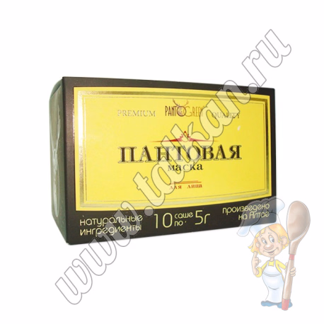 Пантовая маска для лица