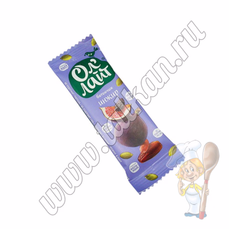 Батончик Ол`Лайт инжир