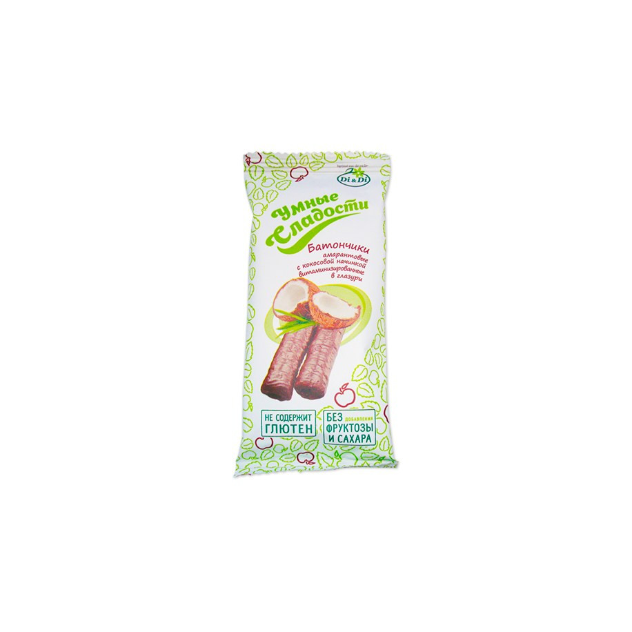 Умные сладости. Батончики с кокосовой начинкой