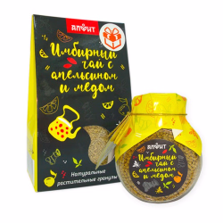 Имбирный чай с апельсином и медом, сборка