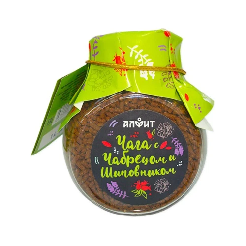 Чага с чабрецом и шиповником