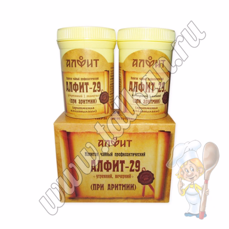 Алфит-29, при аритмии